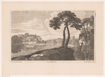 Paesaggio con monastero sul fiume