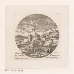 Città fortificata con torre