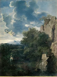 Paesaggio con Agar e l