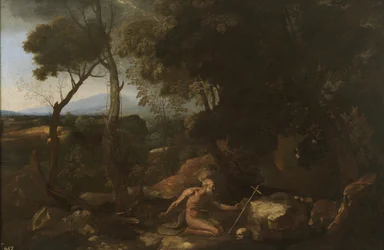 Paesaggio con San Paolo Eremita, 1638