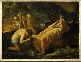 Mida alle sorgenti del fiume Pactole (dipinto su tela)