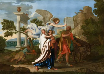 La fuga in Egitto, ca 1657