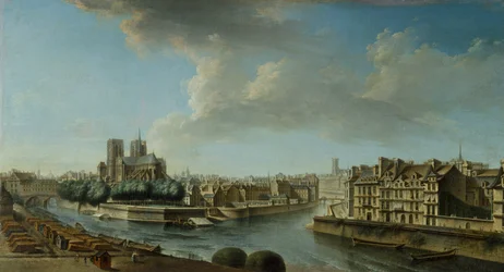 Il Chevet di Notre-Dame e la Punta occidentale dell