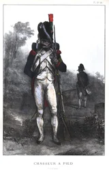 Guerre napoleoniche, Chasseur a piedi della Guardia Imperiale in uniforme completa, 1845