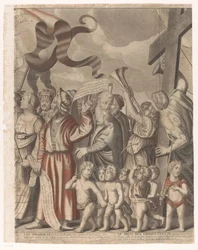 Trionfo di Cristo con figure del Vecchio e Nuovo Testamento (quarto parte)