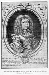 Cabanès, Educazione dei principi012 Luigi, Delfino di Francia, figlio di Luigi XIV e Maria Teresa