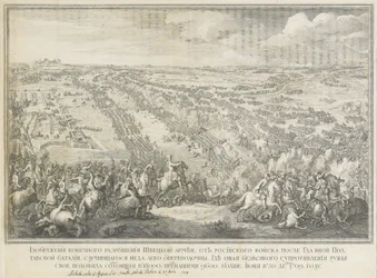 La battaglia di Poltava del 27 giugno 1709