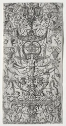 Pannello Ornamentale con una Gabbia per Uccelli, ca. 1500-1512