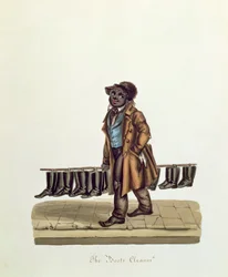 Il pulitore di stivali, c.1840