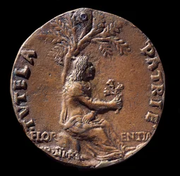 Medaglione rappresentante Lorenzo de Medici, detto il Magnifico