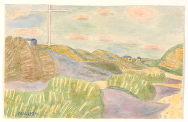 Da Vejlby klint. Vista verso la terra