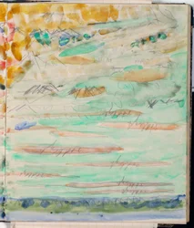 Studio di paesaggio. Indicazioni di colore