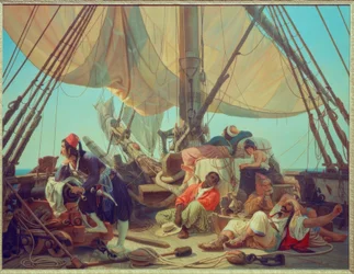Pirati sul ponte della loro nave