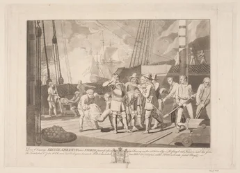Cristiano IV nella battaglia navale di Femern, 1644