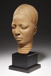 Testa di santuario, cultura yoruba, Nigeria