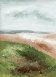 Paesaggio costiero astratto