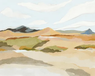 Astratto: Montagna e valle