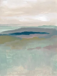 Paesaggio lacustre in tonalità tenui