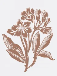 Illustrazione floreale in stile rustico