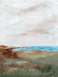 Paesaggio sereno sulla spiaggia
