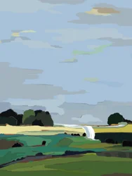 Paesaggio rurale sereno