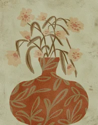 Vaso in terracotta "Blossoms"