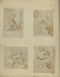 San Francesco. Da una presunta incisione unica di Murillo