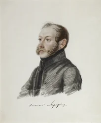 Ritratto del decabrista Nikolai Lorer, 1794-1873