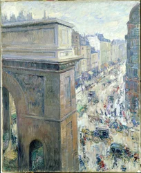 La porta Saint-Martin, c. 1902