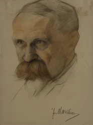 Ritratto di Julian Marchlewski 1866-1925, primi anni 1920