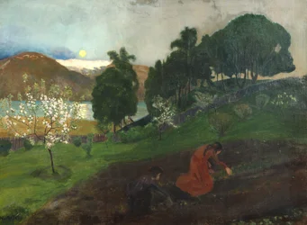 Notte di primavera in giardino
