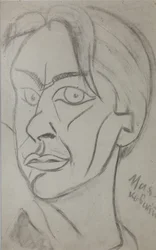 Poeta Vladimir Mayakovsky, 1893-1930, 1913