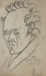 Ritratto del poeta Vasili Kamensky, 1884-1961, 1913