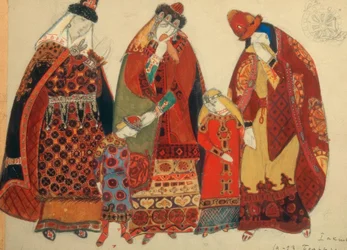 Borodin, Principe Igor / Figurini di Roerich