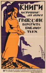 I libri sono la fonte della conoscenza. Cittadini, salvate le biblioteche, 1920