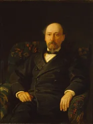 Ritratto del poeta Nikolay Nekrasov 1821-1877, 1872