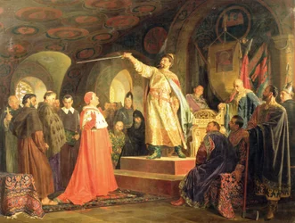 Il Principe Romano di Halych-Volhynia riceve gli ambasciatori di Papa Innocenzo III