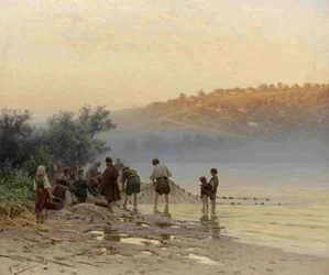 Pescatore sul Dnepr, 1898