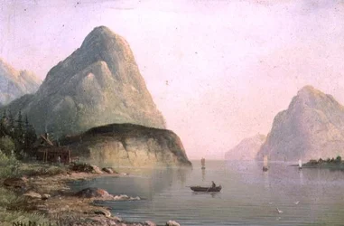 Scena di un fiordo