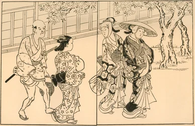 Tre donne e un servitore maschio, 1730, 1924