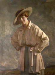 Lois Ball, Sorella di Albert Ball, VC (poi Mrs Anderson), c.1919