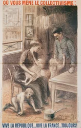 Casa di un operaio di fabbrica, manifesto elettorale, 1909