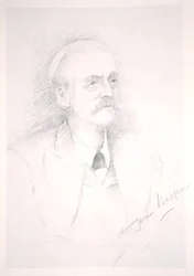 Ritratto di Sir Arthur James Balfour (1848-1930) da un album sull
