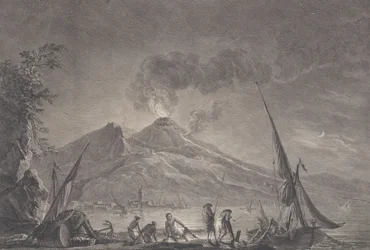 Veduta del Vesuvio com