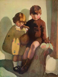 Ian e Rosemary, c1923