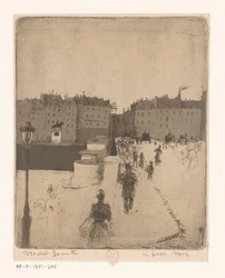 Veduta del Pont Neuf a Parigi