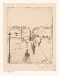 Vista del Pont Neuf a Parigi
