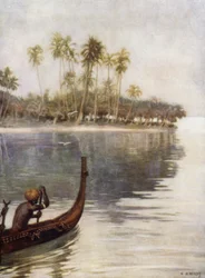 Mattina presto, Gavutu, Isole Salomone