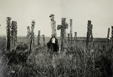 Preghiera nel cimitero, Araucano, Cile