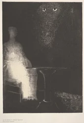 Sotto, vidi i contorni vaporosi di una forma umana, 1896